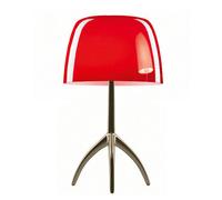 FOSCARINI lampada da tavolo LUMIERE GRANDE ON/OFF vetro soffiato e alluminio