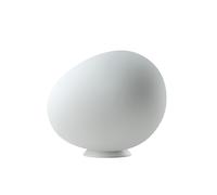 FOSCARINI lampada da tavolo POLY GREGG MEDIA in polietilene bianco