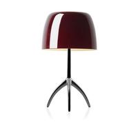 Foscarini Lumiere Lampada da Tavolo Grande Ciliegia Nero Cromato