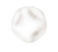 Foscarini plafoniera Hoba Grande, Ø 36 cm, bianco, vetro Foscarini