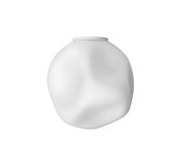 Foscarini plafoniera Hoba Media, Ø 25 cm, bianco, vetro Foscarini