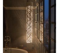 Foscarini Tress grande lampada LED da terra bianca Foscarini