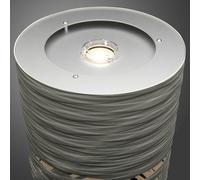 Foscarini Tress media lampada da terra bianca Foscarini