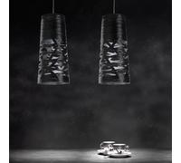 Foscarini Tress mini lampada a sospensione, nero Foscarini