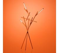 Foscarini Tuareg piantana LED, dimmer, arancio Foscarini