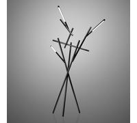 Foscarini Tuareg piantana LED, dimmer, nero Foscarini