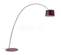 Foscarini Twiggy Elle Lampada ad arco LED, borgogna - MyLight