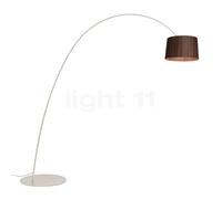 Foscarini Twiggy Elle Wood Lampada ad arco LED, greige - palisander - tunable white