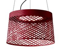 Foscarini Twiggy Grid sospensione LED, carminio Foscarini