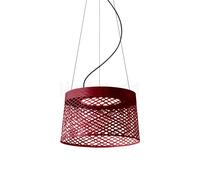 Foscarini Twiggy Grid Sospensione LED, rosso camino