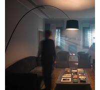 Foscarini Twiggy MyLight lampada LED da pavimento CCT nera Foscarini