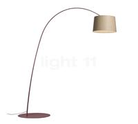Foscarini Twiggy Wood Lampada ad arco LED, borgogna - rovere