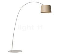 Foscarini Twiggy Wood Lampada ad arco LED, greige - rovere