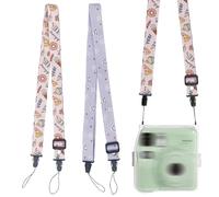 FOSDICK 2Pezzi Tracolla Macchina Fotografica, Carino Tracolla Fotocamera, Universale Cinghia Fotocamera, Cinghia Macchina Fotografica, Cartone Animato Camera Strap Compatibile con Canon Nikon Polaroid
