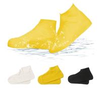 FOSDICK 3 Paia Copriscarpe Impermeabili, Copri Scarpe per Pioggia, Copriscarpe Monouso/Riutilizzabili, Copriscarpe Antipioggia in Lattice Unisex, Proteggi Scarpe per Pioggia, Neve, Strade Fangose