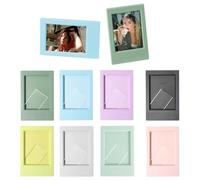 FOSDICK 3 Pollici Mini Cornici, 8 Pezzi Cornice Piccola Set, Creativo Colorato Portafoto per Polaroid, 3 Pollici Universale Cornici Piccole, Cornici per Polaroid Compatibili per Fujifilm Instax