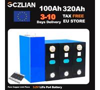 Fosfato di ferro al litio 3.2v Grado A 100Ah 320Ah LiFePO4 Cella ricaricabile al litio ferro fosfato per fai da te 12V 24V RV Solar Campi