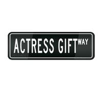 FOSHIN Actress Gift Way segno acrilico per parete 10 x 3 pollici autoadesivo uso per ufficio/affari facile applicare