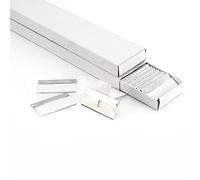 FOSHIO 200Pcs Lame di Ricambio per Raschietti, Raschietto Razor Blade Spatola, Rimozione Adesivo in plastica, Rimozione della Colla in Vinile