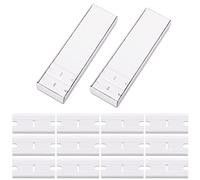 FOSHIO 200Pcs Raschietti Set di lame per rasoio Lame Lame in plastica a doppio bordo Lame in metallo per lastre di plastica seccatoio per Raschietto Lame per raschietto