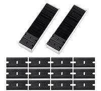 FOSHIO 200Pcs Raschietti Set di lame per rasoio Lame Lame in plastica a doppio bordo Lame in metallo per lastre di plastica seccatoio per Raschietto Lame per raschietto