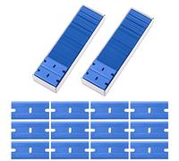 FOSHIO 200Pcs Raschietti Set di lame per rasoio Lame Lame in plastica a doppio bordo Lame in metallo per lastre di plastica seccatoio per Raschietto Lame per raschietto