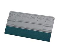 FOSHIO 6 Pollice Raschietto con bordo feltro pellicole car wrapping,Con scala, wrapping pellicola,raschietto piano induzione,spatola per pellicole adesive