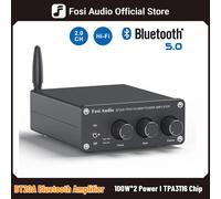 Fosi Audio BT20A Bluetooth TPA3116D2 Amplificatore di potenza audio 100W Mini HiFi Stereo Amp Bassi Alti per Home Theater