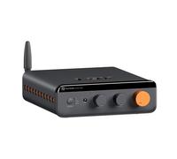 Fosi Audio BT20A MAX Amplificatore Audio Hifi, Amplificatori Stereo da 300Wx2 con tecnologia PFFB, LDAC Bluetooth 6.0, Doppia Alimentazione Indipendente, Telecomando, per Sistemi 2.1 e Audio Domestici