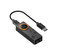 Fosi Audio DS3 USB-C DAC Amplificatore per Cuffie, con Audio Spaziale 7.1 per Gaming, ES9039Q2M XMOS POWERED, DSD512, 3,5 mm Singolo 4,4 mm Bilanciato, per PC/Telefono/PS5/Switch, Nero