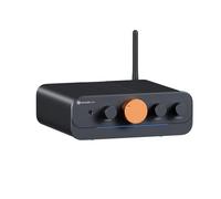 Fosi Audio HT4S Amplificatore Bluetooth, Amplificatore Audio Stereo a 4.1/5.0 Ch, 4 Canali per Bass Shaker Sim Racing Cockpit, con Ingresso AUX/Ottico e Telecomando, per Altoparlanti Esterni