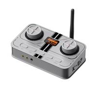 Fosi Audio K7 DAC Amplificatore Cuffie, USB C convertitore audio digitale/analogico per PC PS5, Ingresso Ottico/Coassiale/Bluetooth aptX HD LL/Microfono, Uscita RCA da 3,5 mm/4,4 mm, Argento