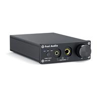 Fosi Audio Q5 Preamplificatore Stereo e Amplificatore per Cuffie DAC con Chip ESS9018K2M, Doppia Uscita, Decoder Audio Desktop per Cuffie HiFi