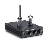 Fosi Audio T20 Bluetooth Valvole Amplificatore Mini Finale di Potenza a 2 Canali in Classe D Amp per Cuffie Compatto con Tubi a Vuoto 6A2 per Altoparlanti Passivi Domestici