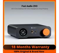 Fosi Audio ZH3 DAC Desktop HIFI con Amplificatore per Cuffie, Preamplificatore Completamente Bilanciato, Uscite XLR/RCA/4.4mm/6.35mm con Telecomando