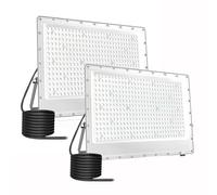 Fosingut Faretto LED da Esterno,400W Faretti LED Esterno,Super luminoso 40000LM Fari di Sicurezza,588 LEDs 6500K Interni ed Estero Luci Faro per Giardino, Corridoio, Officina, Stadio, Parco-2pcs