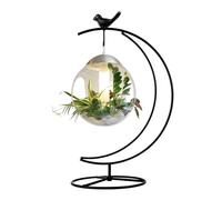 Fosinz - Espositore per ornamenti in ferro, supporto con gancio per appendere sfere di vetro, piante per terrari, ornamento natalizio, decorazione per la casa o per matrimoni