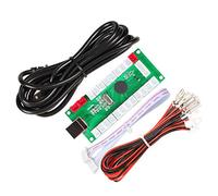 Fosiya Codificatore Arcade USB con Ritardo Zero da PC a Joystick per progetti Windows e Linux, MAME e Raspberry Pi Retropie (1 Player 5Pin Joystick + Sanwa Style Buttons)