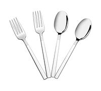 Fosly 12 Pezzi Forchette Da Dessert, Acciaio INOX Forchette Acciaio Per Dessert