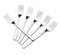 Fosly 12 Pezzi Forchette da Dessert in Acciaio INOX, Forchette da Pasticceria, Forchettine da Dolce