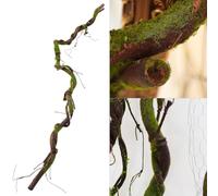 Fosolasi 180 cm / 70,9 pollici pieghevole realistica ramo artificiale vite da parete giardino appeso pianta falso ramo di vite tronco di canna per camera da letto matrimonio casa residenza porta
