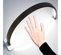 Fosoto 20W Arco Salone di bellezza Illuminazione Kit per la cura delle unghie a forma di mezzaluna Anello per arco da tavolo Luci a LED Lampada per manicure Luce per nail art pink Diamond
