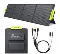FOSSiBOT 200W Pannello Solare Portatile SP200, Pannello Solare Pieghevole per Centrale Elettrica F800/F1200/F2400/F3600/F3600 PRO, IP67, Alta Conversione 23,4%, Adatto per Roulotte, Campeggio, Balconi