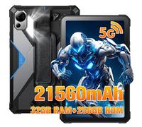 FOSSiBOT DT3 5G Rugged Tablet Android 15, 21560mAh 66W, Dimensity 7300 5G Tablet Robusto, 32GB+256GB/2TB, Schermo 10,4 pollici 2K, 64MP+32MP, Dual SIM/WIFI 6/IP68/IP69K/NFC