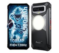 FOSSiBOT F102 Rugged Smartphone 20+256GB Helio G99 CPU 108+32MP 16500mAh 33W Ricarica Rapida 6.58''FHD+120Hz Display Android 13, 495LM Luci IP68/69K Telefono Indistruttibile 4G Dual Sim, NFC, GPS, OTG