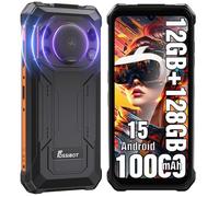 FOSSiBOT F110L Rugged Smartphone Android 15, Altoparlante 128 dB, Batteria 10000 mAh Telefono Indistruttibile, 12GB+128GB/1TB Rugged Phone, Display 6,745", Fotocamera 50 MP, Dual SIM/OTG/NFC/IP68/69K