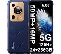 FOSSiBOT F112 Pro Rugged Smartphone 5G, Display 6,88" 120Hz, Dimensity 6300+, 24GB+256GB/1TB Telefono Indistruttibile, 50 MP+16 MP Camera, 7150mAh, Android 14,Dual SIM/NFC/IP68/IP69K.