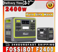 FOSSiBOT F2400 Stazione di alimentazione portatile a onda sinusoidale pura 2048Wh 2400W Generatore di uscita 16 porte di uscita Troll pieghevoli portatili solari