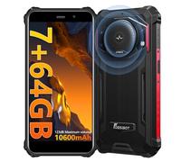 FOSSiBOT Rugged Smartphone (5,45 Pollici), 7GB+64GB/1 TB, 24MP+8MP, 123dB Altoparlante Telefono Indistruttibile