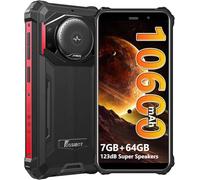 FOSSiBOT Rugged Smartphone F101P (5,45 Pollici), 7GB+64GB/1 TB, 10600mAh, 123dB Altoparlante Telefono Indistruttibile